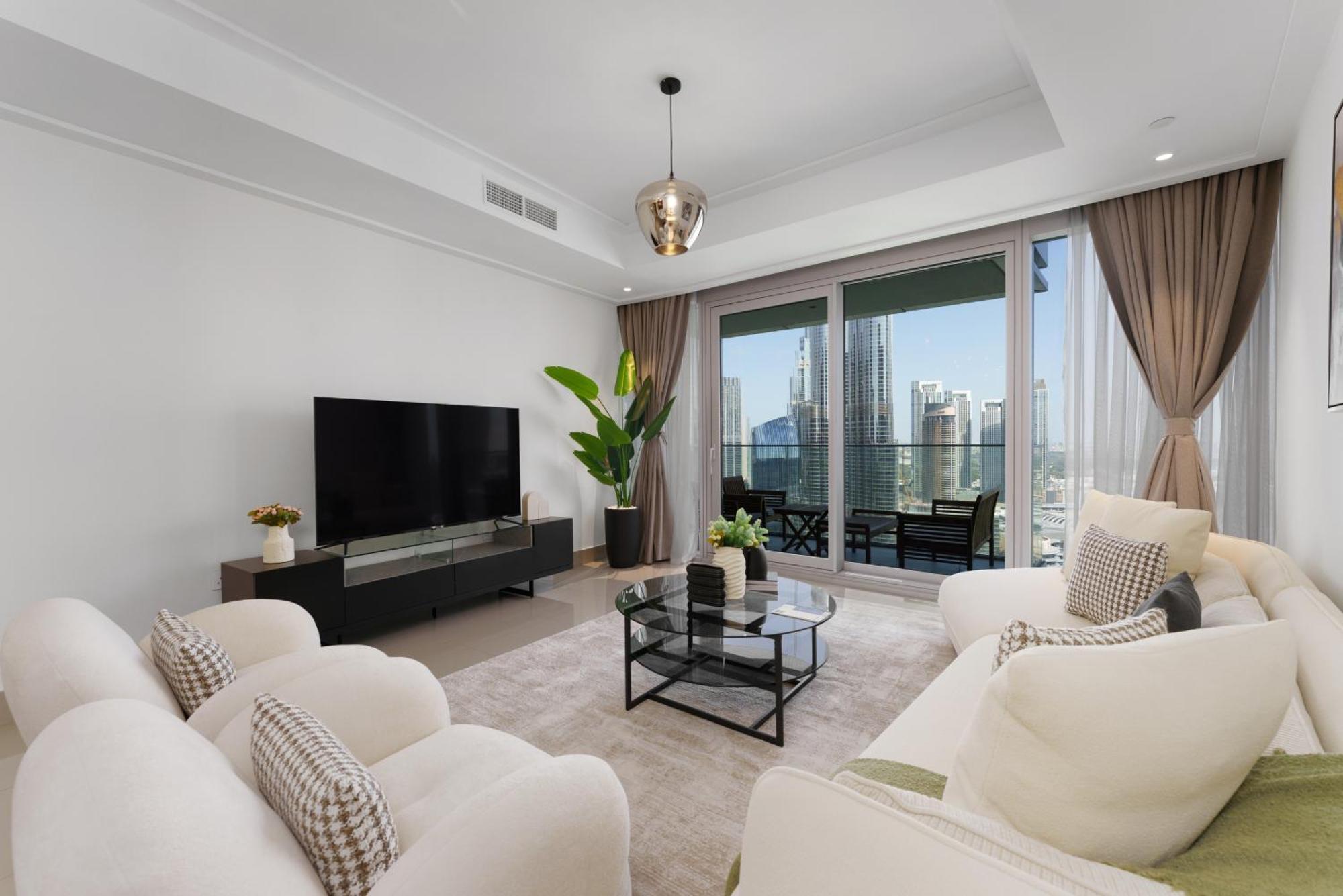 Maison Privee - Ultimate Living With Front-Row Views Of Burj Khalifa & Dubai Fountains Exterior foto